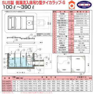 画像3: タイカラップ-S 2時間耐火性能グリーストラップ（GXS-PH型）日本阻集器工業会認定品 プレパイ工業