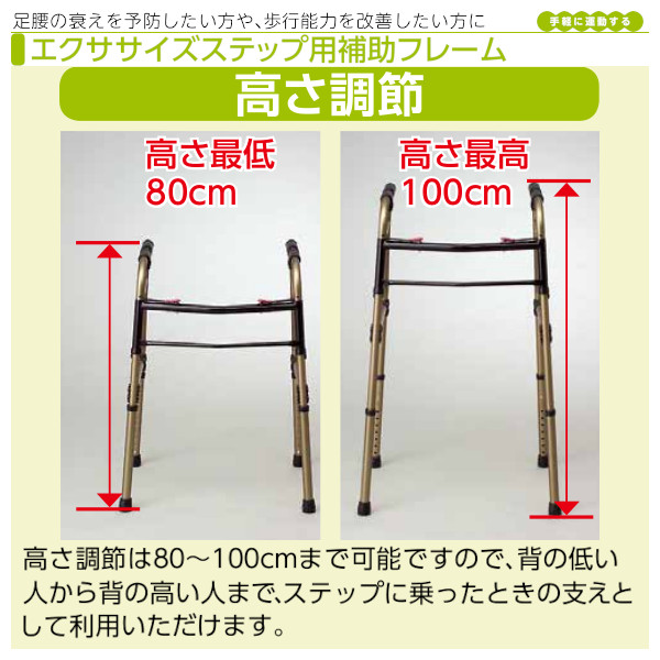 安寿 エクササイズステップ用補助フレーム アロン化成